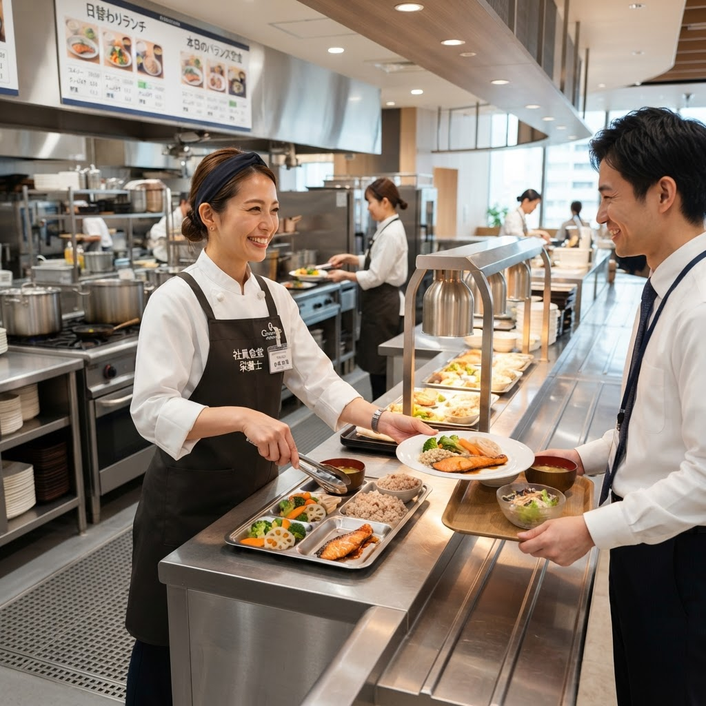 企業社員食堂の栄養士